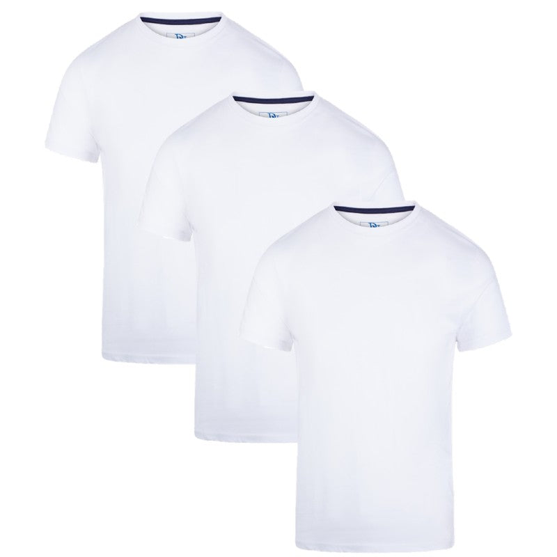 JDN Premium Men's 3 Pack Regular Fit Plain T-Shirts