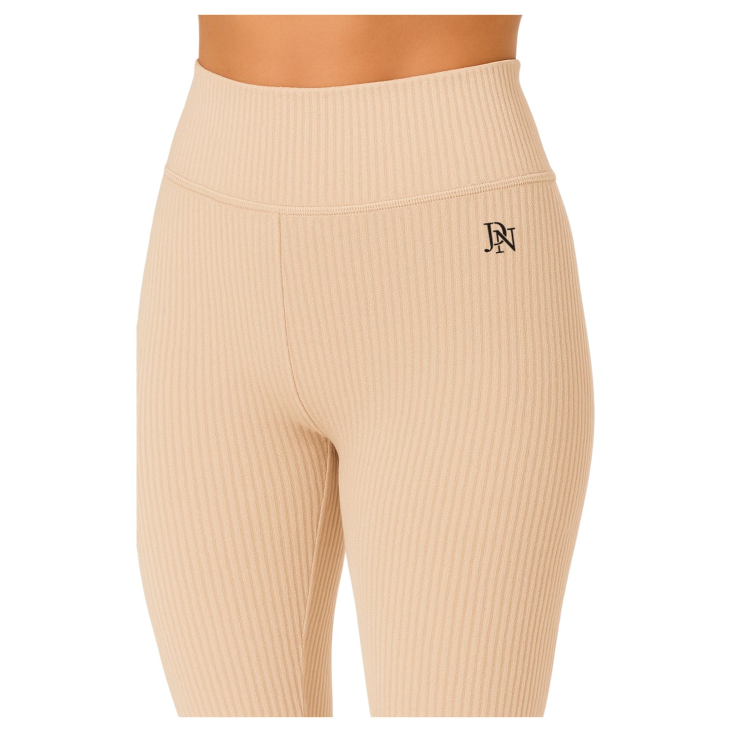 JDN Ladies Winter Warm Ribbed Fleece Lined Leggings