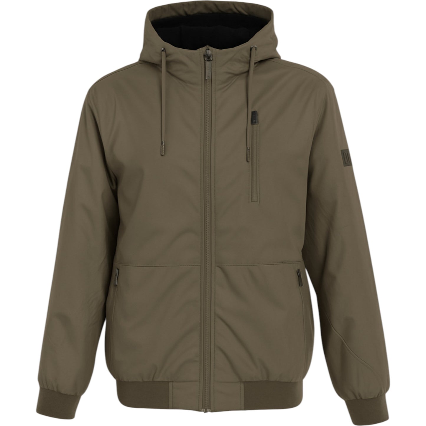 JDN Men's Softshell Fleece Lined Hooded Jacket