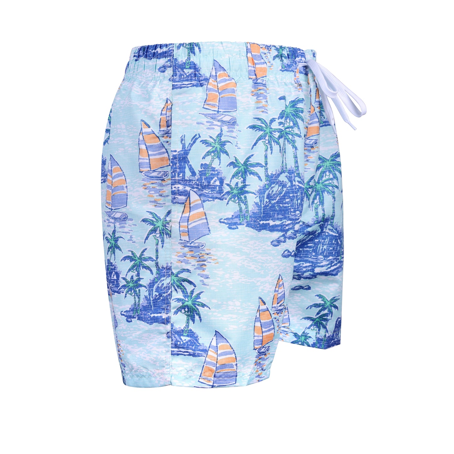 JDN Men's Tropical Design Swim Shorts
