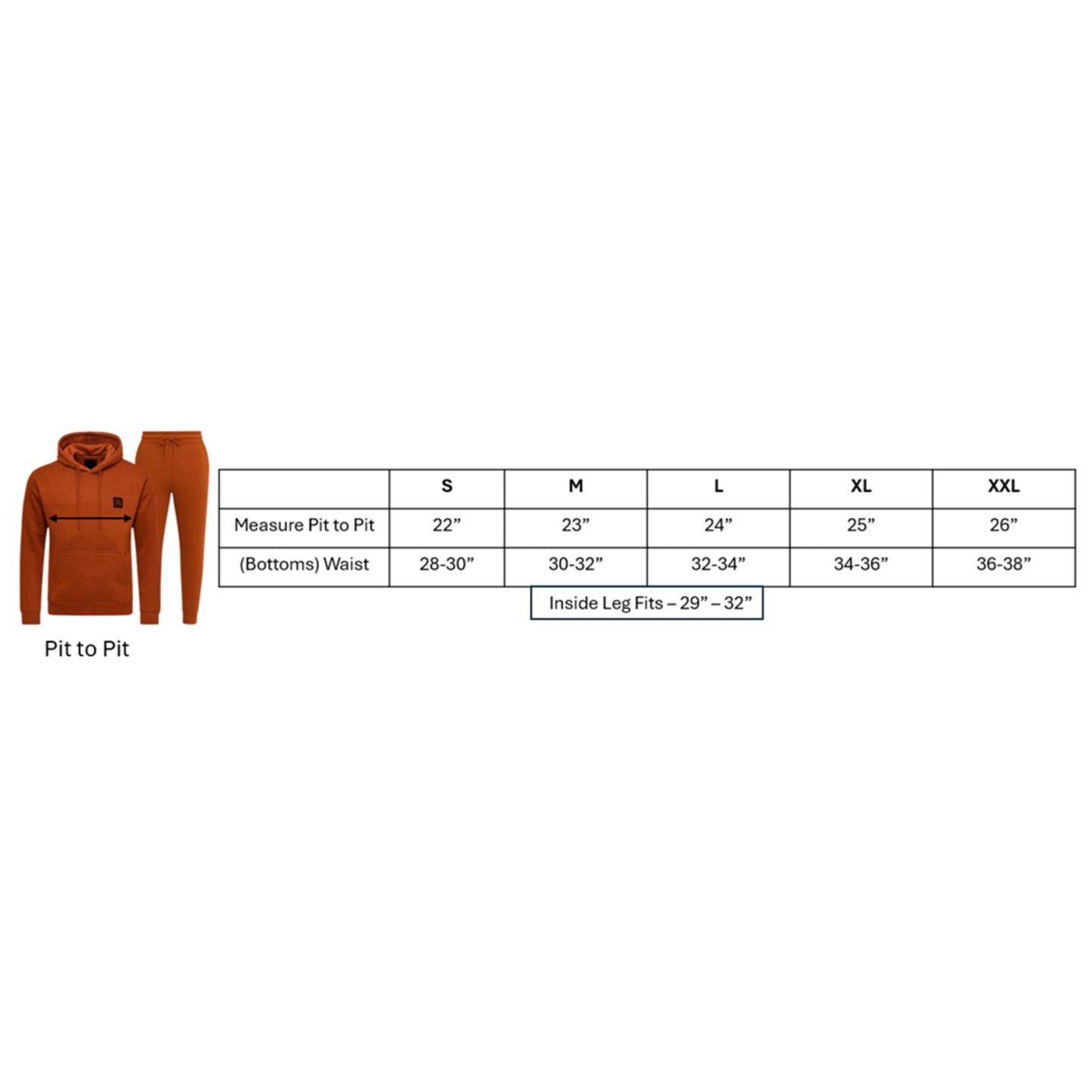 JDN Men's Branded Plain Hooded Tracksuit