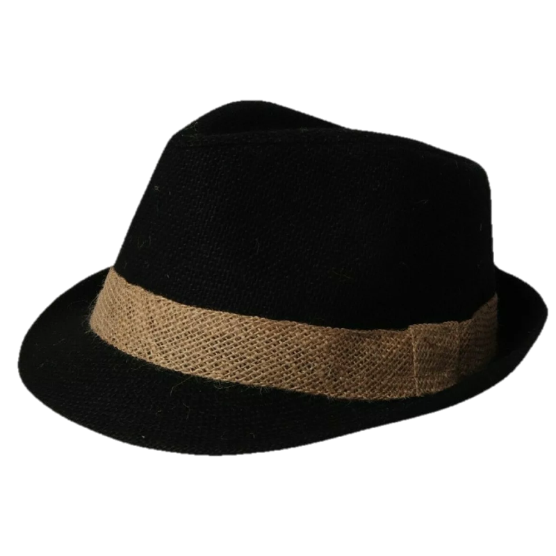 JDN Timeless Hessian Trilby Sun Hat