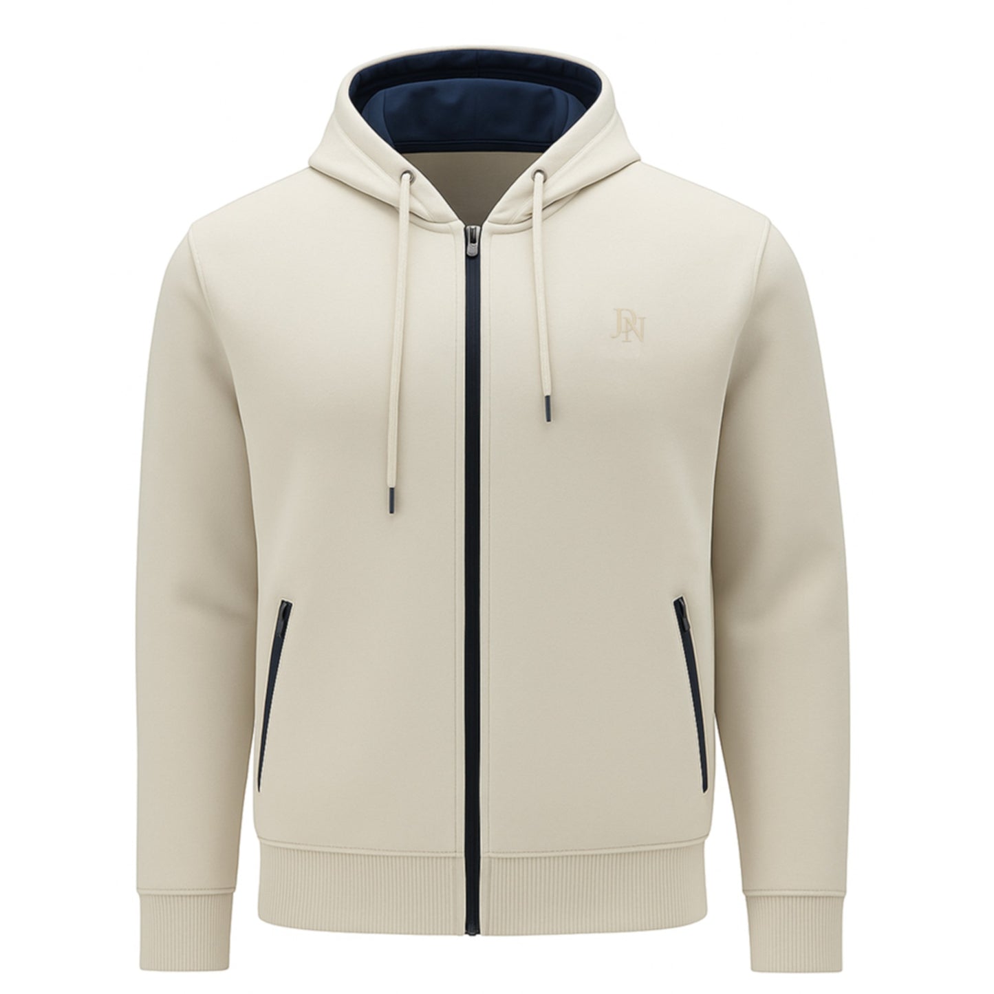 JDN Men's Premium Full Zip Hoodie
