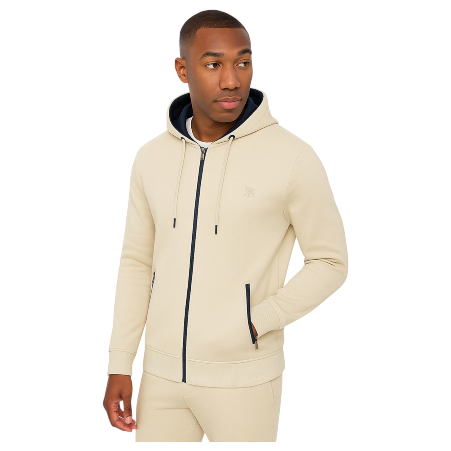 JDN Men's Premium Full Zip Hoodie