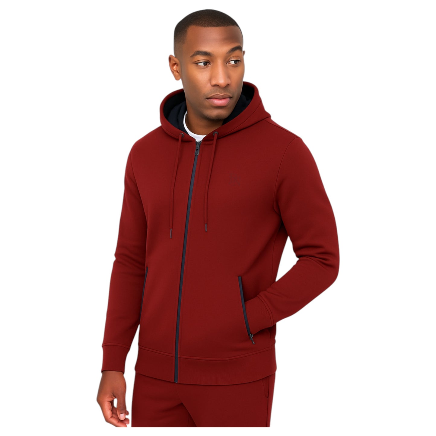 JDN Men's Premium Full Zip Hoodie