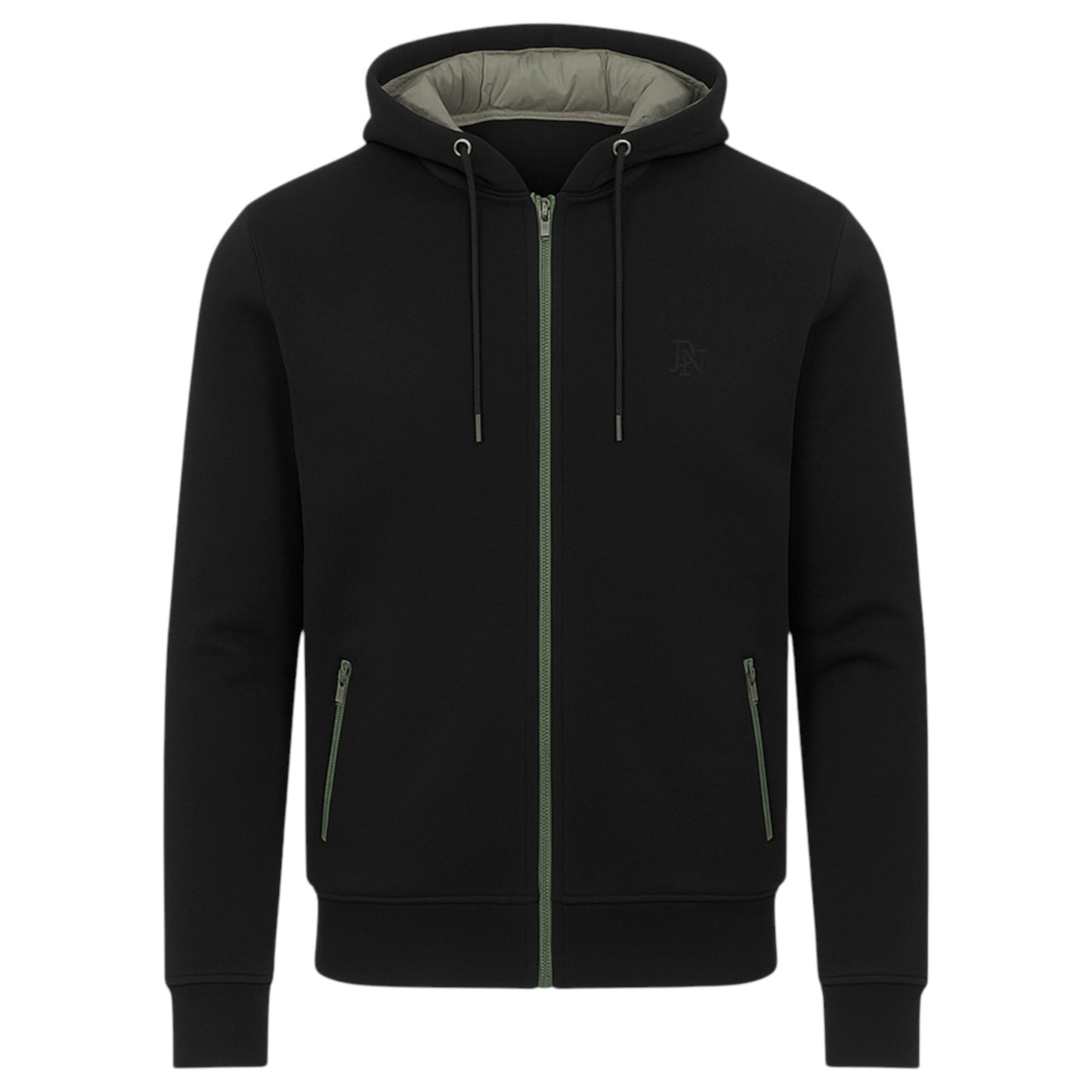 JDN Men's Premium Full Zip Hoodie
