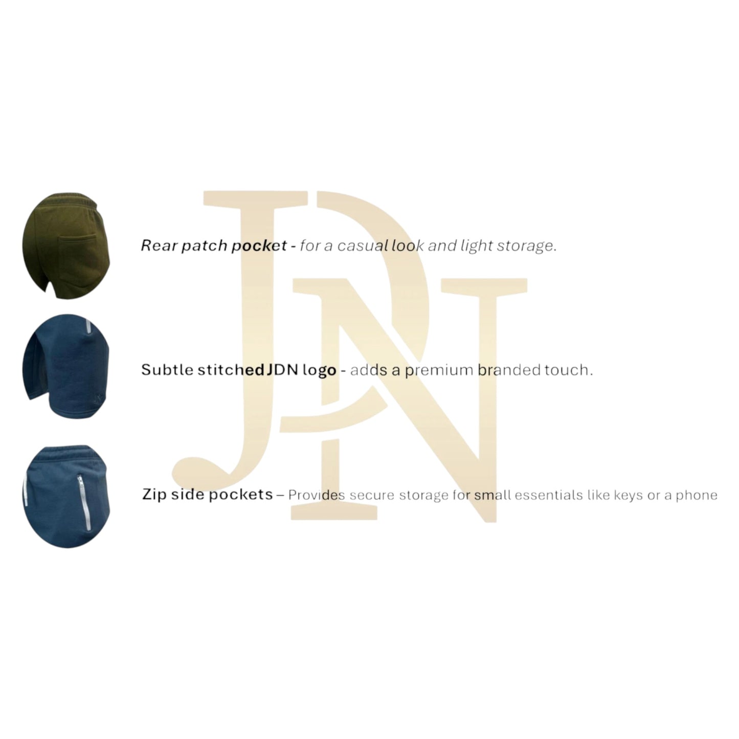 JDN Men's Fleece Shorts
