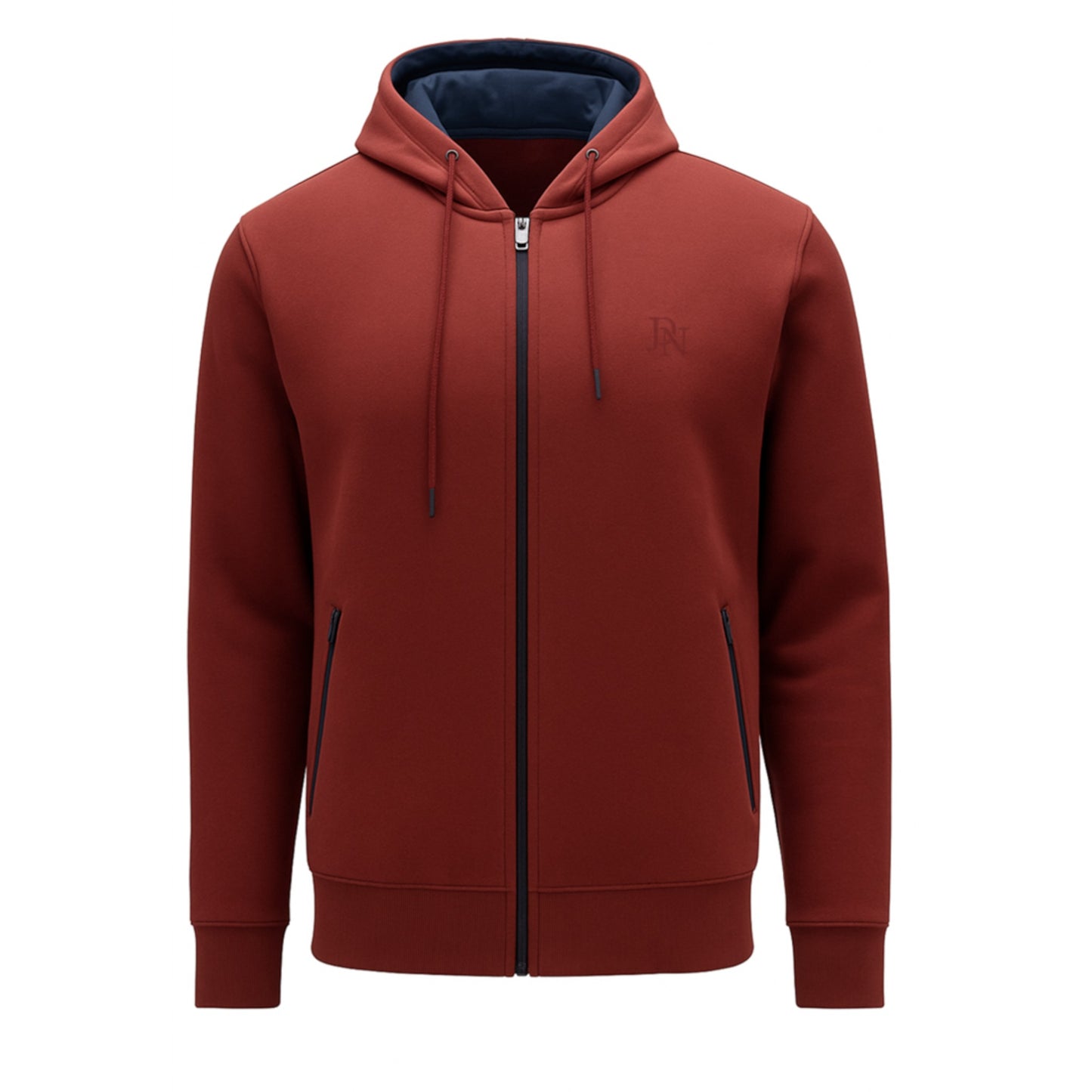 JDN Men's Premium Full Zip Hoodie