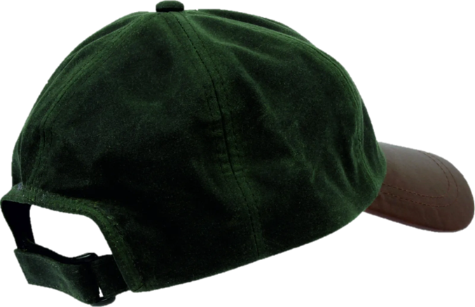 JDN WaxGuard Leather BaseBall Cap