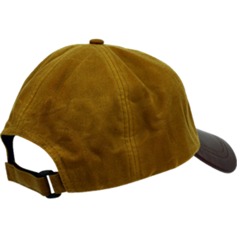 JDN WaxGuard Leather BaseBall Cap