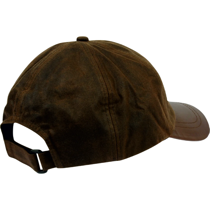JDN WaxGuard Leather BaseBall Cap
