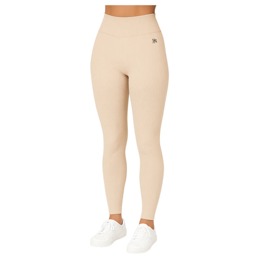 JDN Ladies Winter Warm Ribbed Fleece Lined Leggings