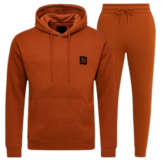 JDN Men's Branded Plain Hooded Tracksuit