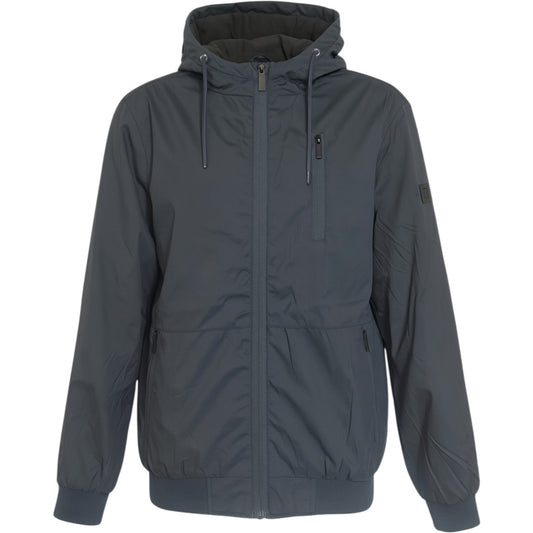JDN Men's Softshell Fleece Lined Hooded Jacket