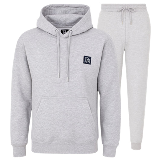 JDN Men's Branded Plain Hooded Tracksuit