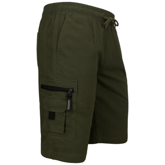JDN Men's 100% Cotton Cargo Shorts – Durable, Breathable & Multi-Pocket