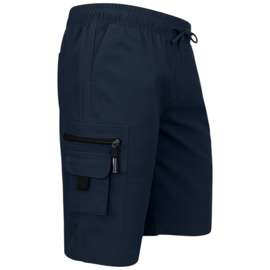 JDN Men's 100% Cotton Cargo Shorts – Durable, Breathable & Multi-Pocket