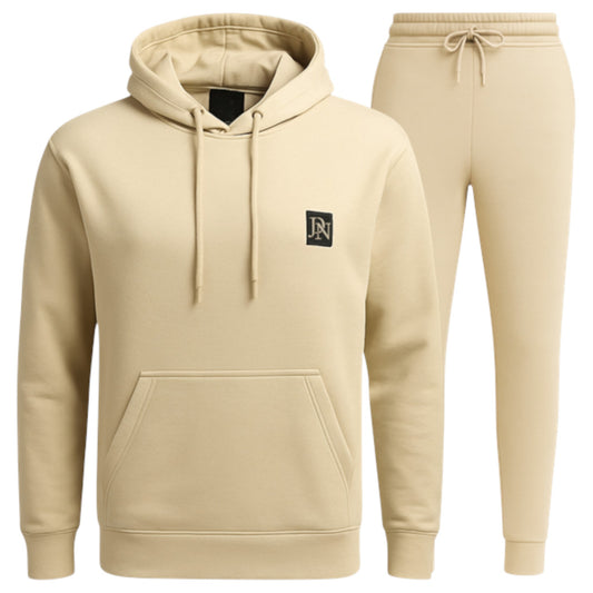 JDN Men's Branded Plain Hooded Tracksuit