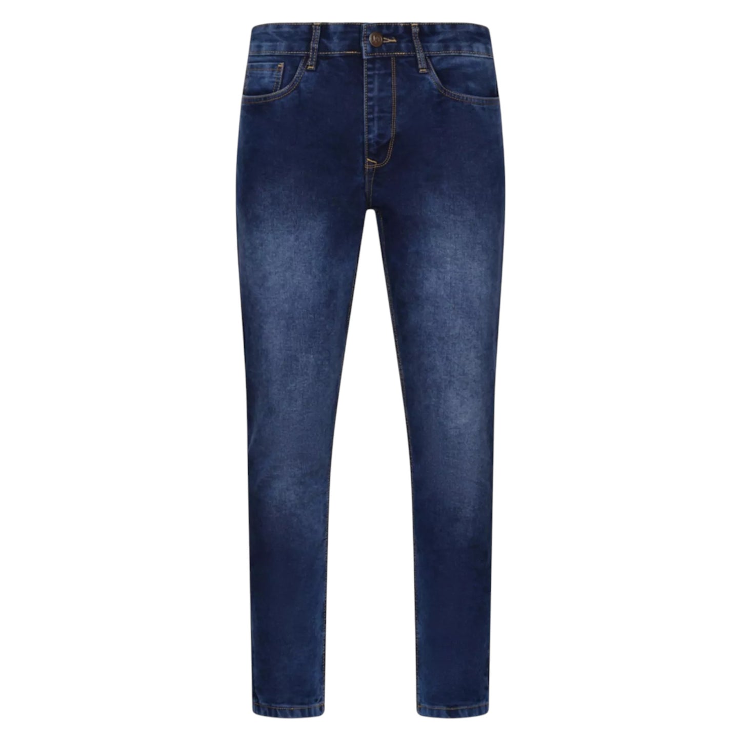 JDN Men's Premium Quality Slim Fit Jeans - Stone Wash