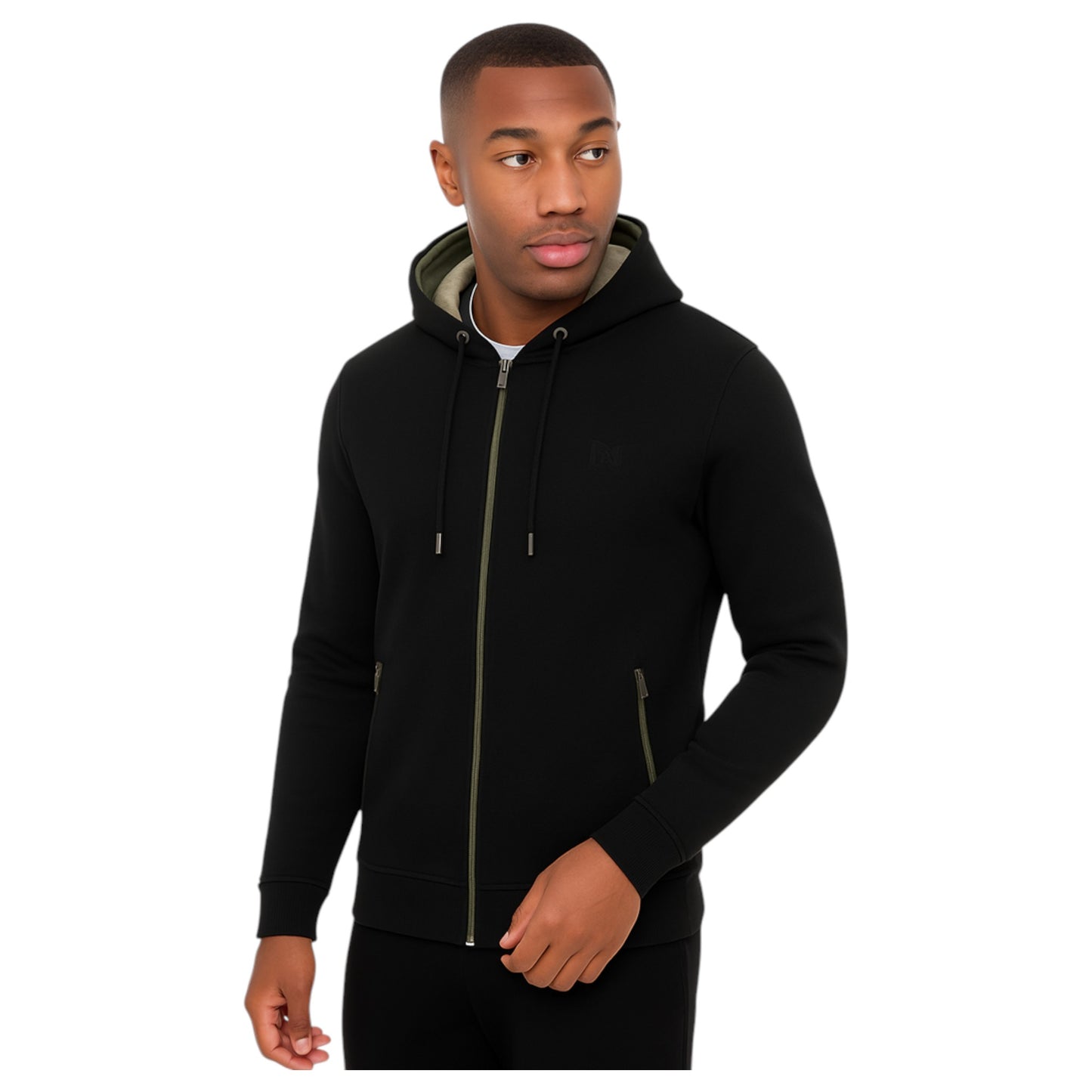 JDN Men's Premium Full Zip Hoodie