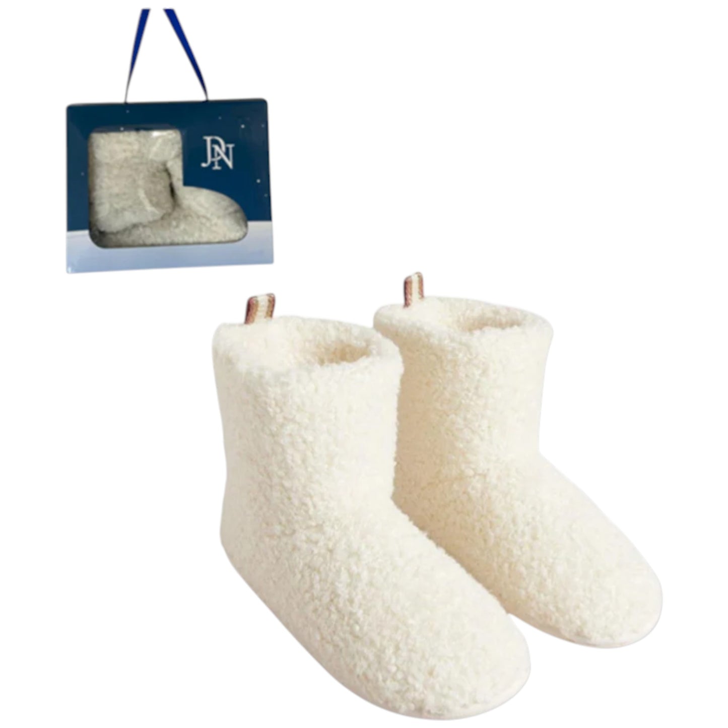 JDN Ladies Boot Style Slippers