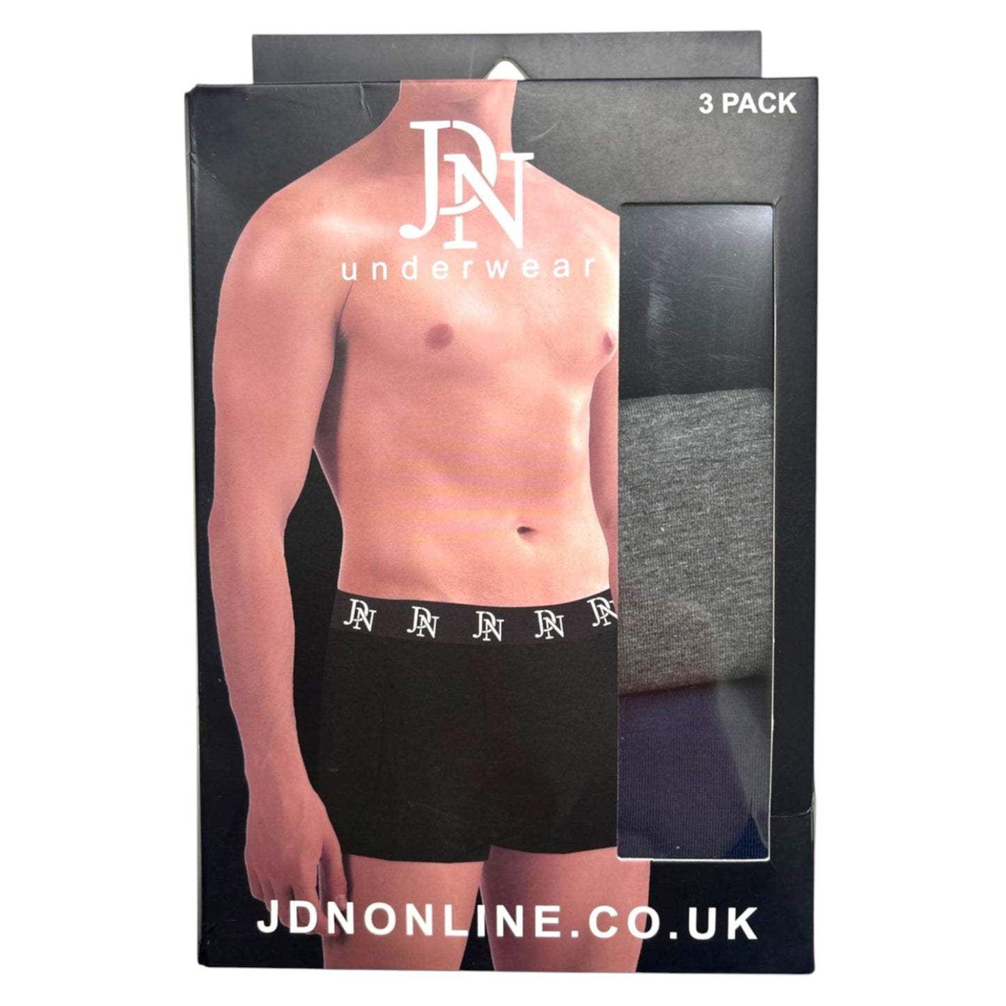 JDN Men's Boxer Shorts - 3 Pack
